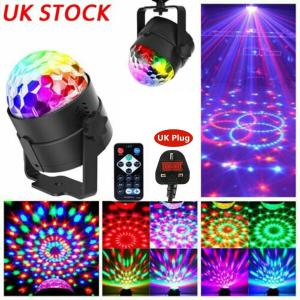RGB Rotating DJ Stage Light with Remote Control
