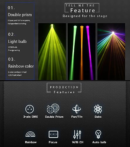 SHEHDS 275W Moving Head Stage Lights