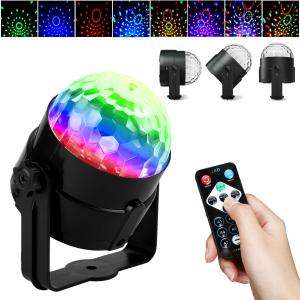 LED Sound Activated Disco Party Lights Ball