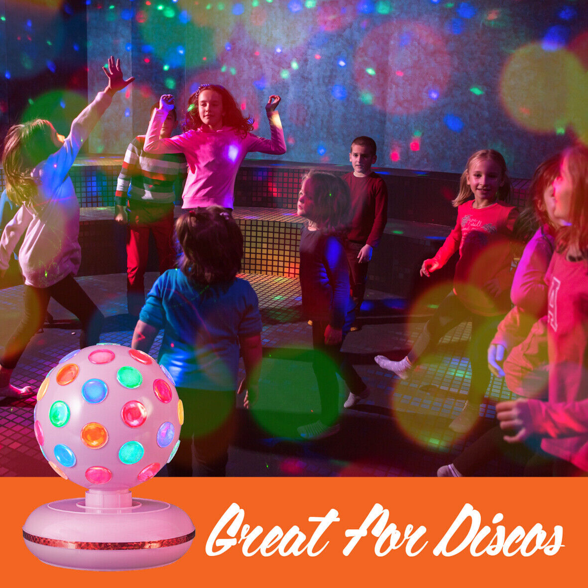 Rotating Disco Ball for Classic Parties