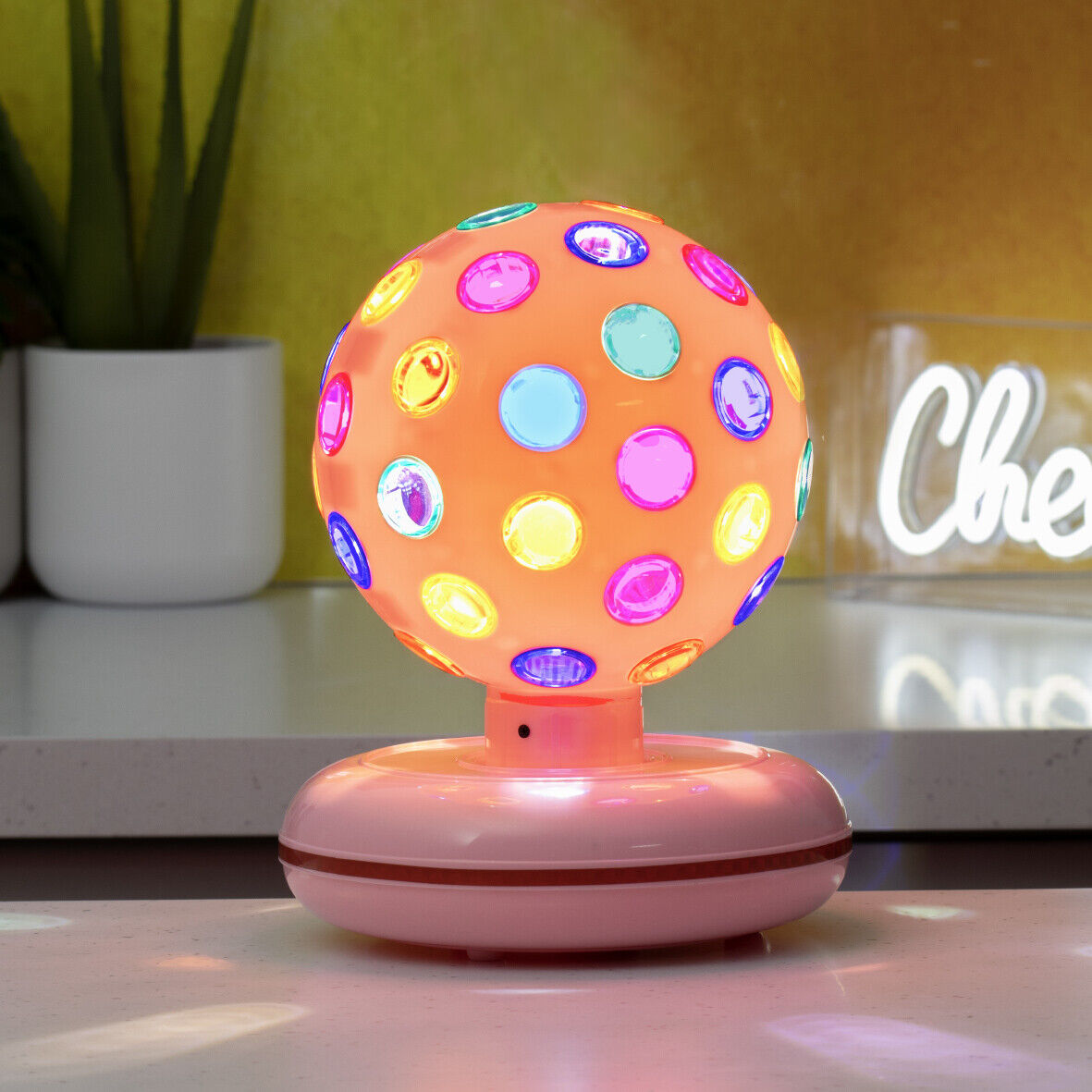 Rotating Disco Ball for Classic Parties