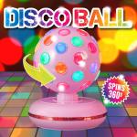 Rotating Disco Ball for Classic Parties