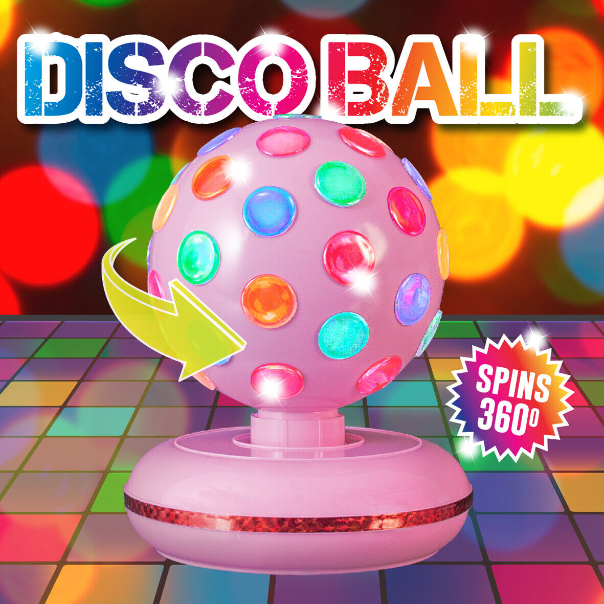 Rotating Disco Ball for Classic Parties