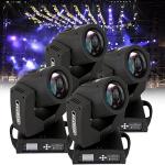 4 RGB Moving Head DJ Lights for Club Stage