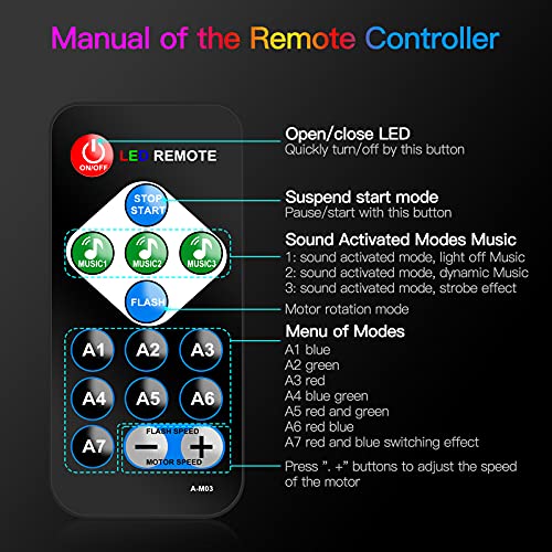 Remote Control Disco Lights for Party and DJ