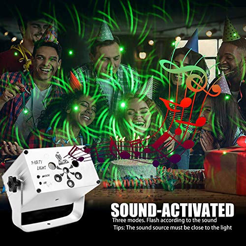 USB Sound Activated Disco Lights with Remote Control