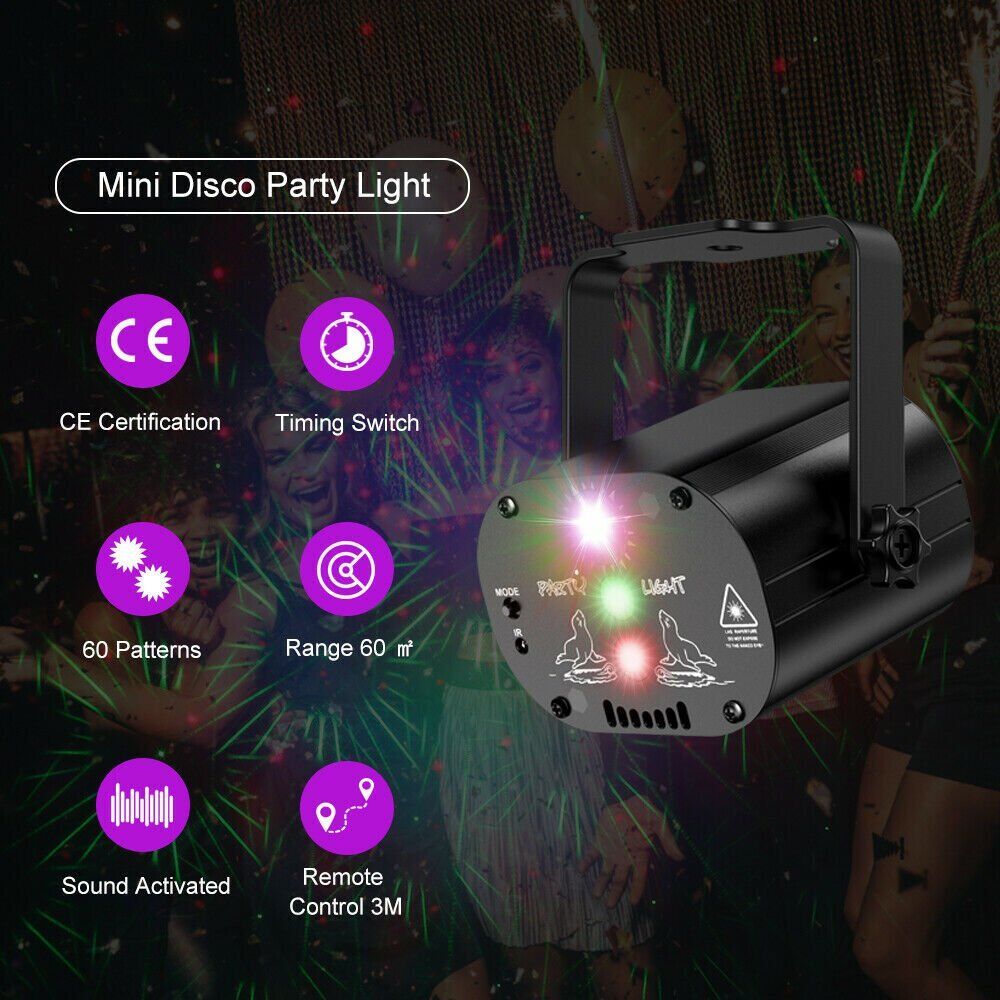 LED RGB Laser Stage Light for DJs & Parties