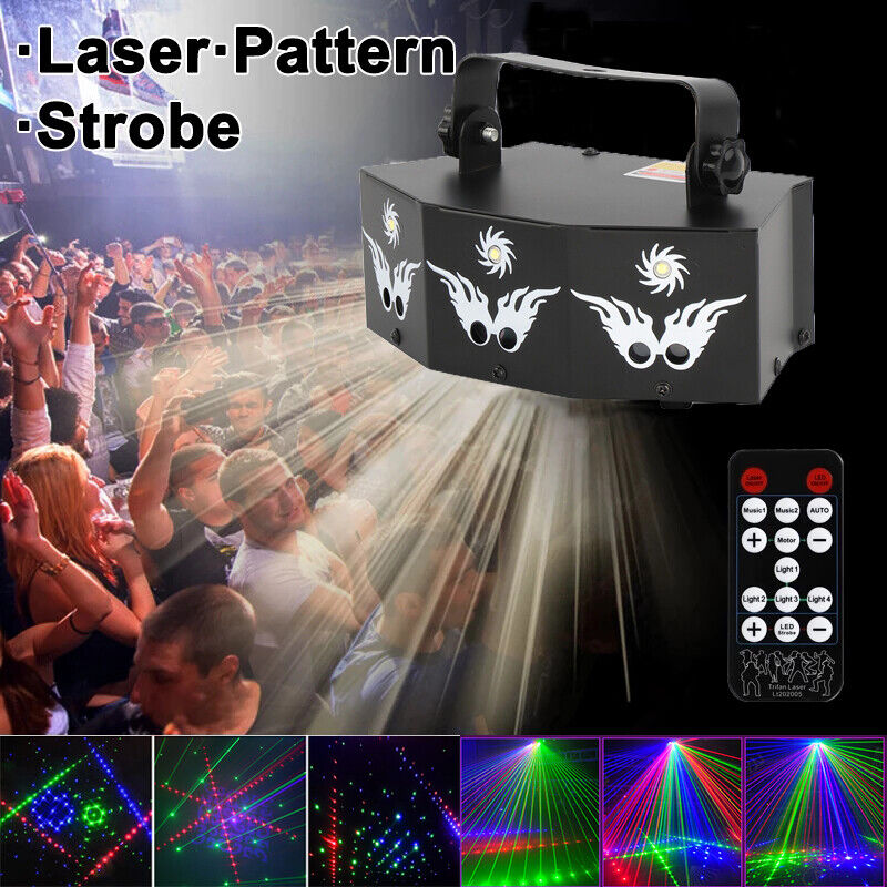 9-EYE Laser Light DMX Strobe for DJs