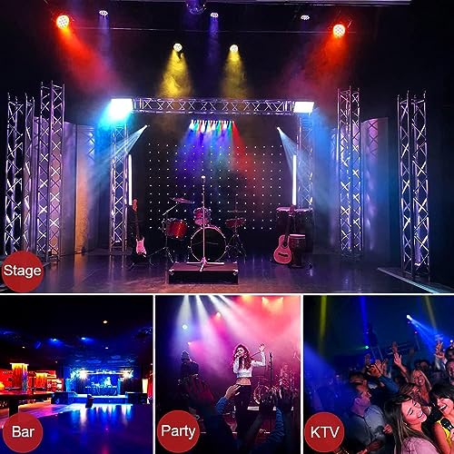 RGB LED DJ Stage Lights with Remote Control