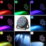 RGB LED DJ Stage Lights with Remote Control