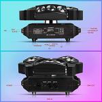 U'King RGB Spider Moving Head DJ Lights
