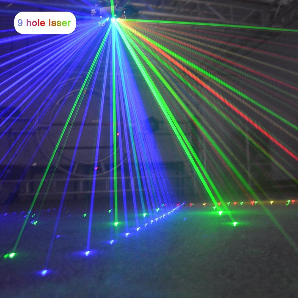 9-EYE Laser Light DMX Strobe for DJs