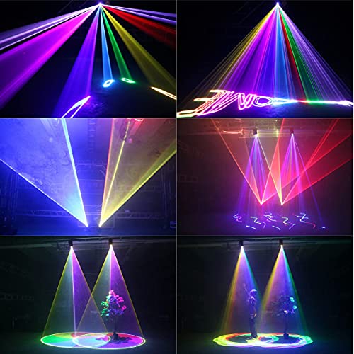 Full Color Laser DJ Lights with 1900 Patterns