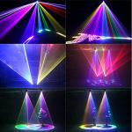 Full Color Laser DJ Lights with 1900 Patterns