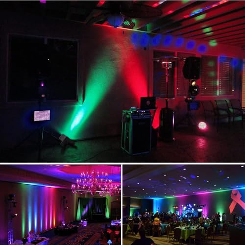 RGB LED DJ Stage Lights with Remote Control
