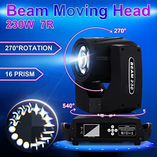 Samger 2x 230W 7R Moving Head DJ Lights