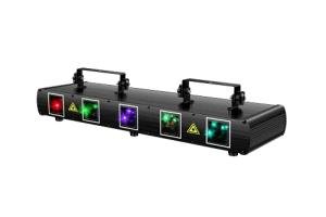 U'King 5 Beam Sound-Activated DJ Lights