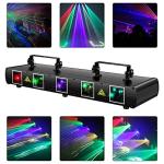 U'King 5 Beam Sound-Activated DJ Lights
