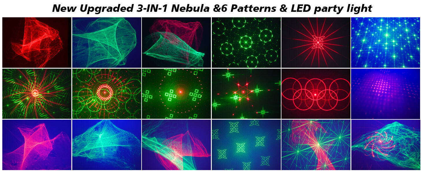 RGB Laser Projector Disco DJ Stage Light