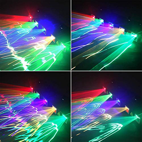 U'King 5 Beam Sound-Activated DJ Lights