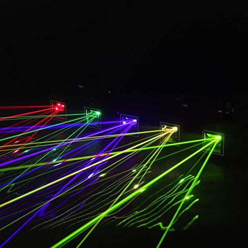 U'King 5 Beam Sound-Activated DJ Lights