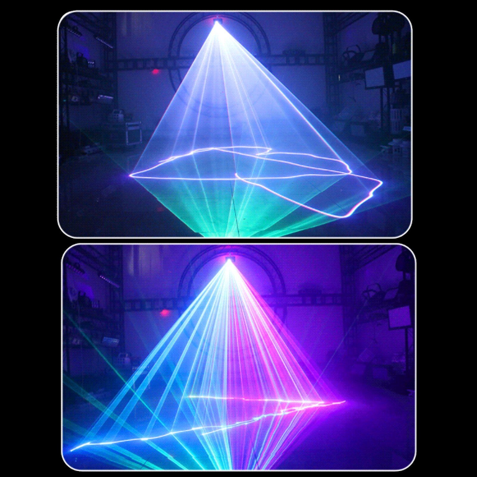 RGB Laser Beam Scanner for DJ Disco Stage