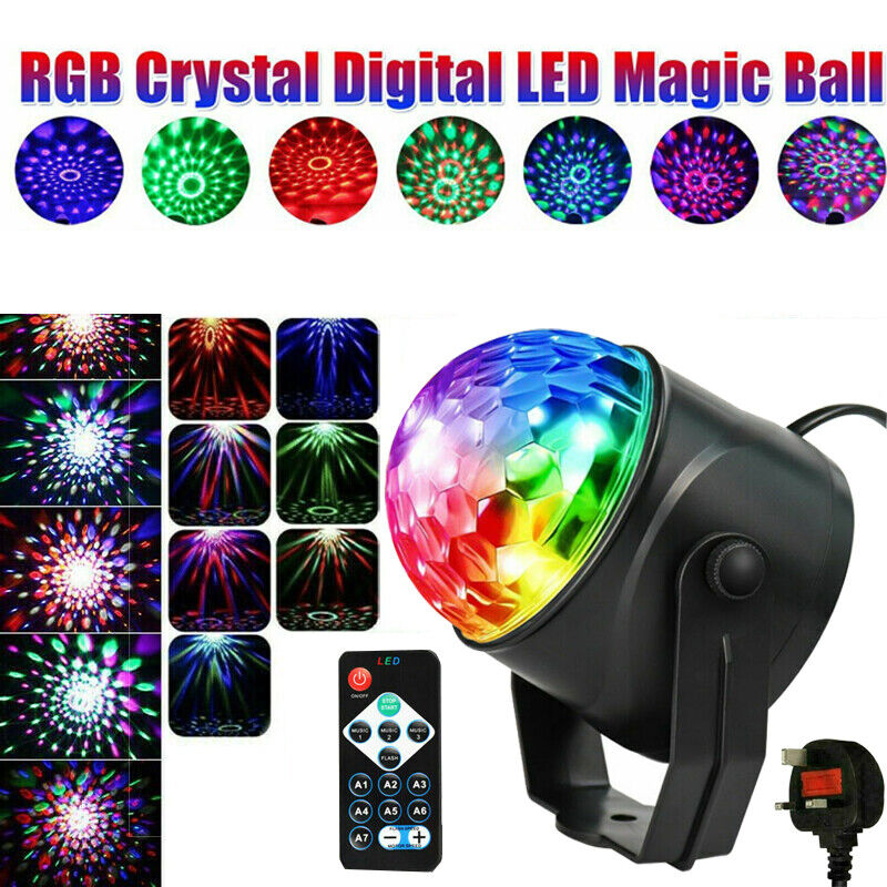 RGB LED Rotating Disco Ball for DJ Club