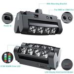 2-Pack Mini Spider Moving Head DJ Lights