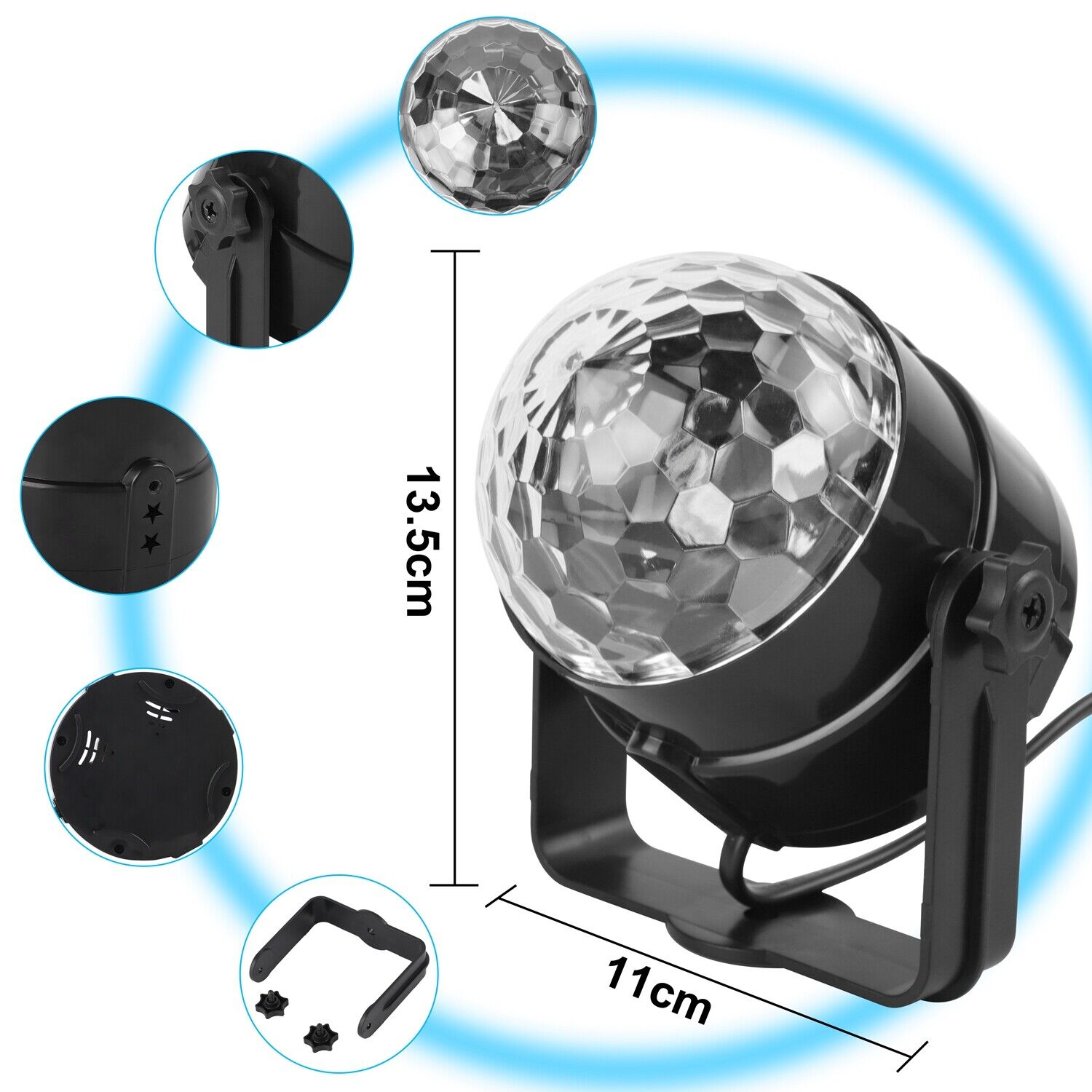 RGB Party Disco DJ Stage Lights (2-Pack)
