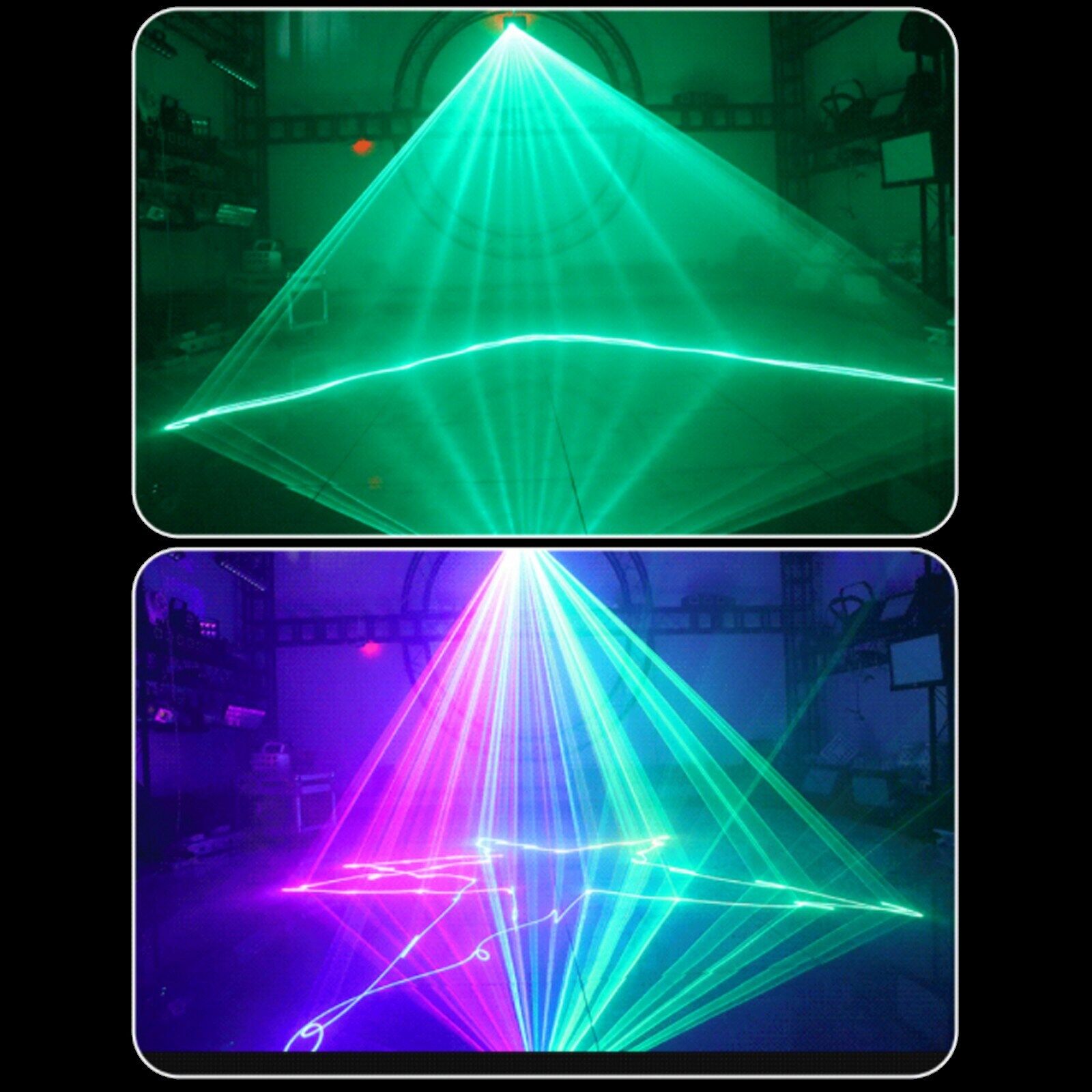 RGB Laser Beam Scanner for DJ Disco Stage