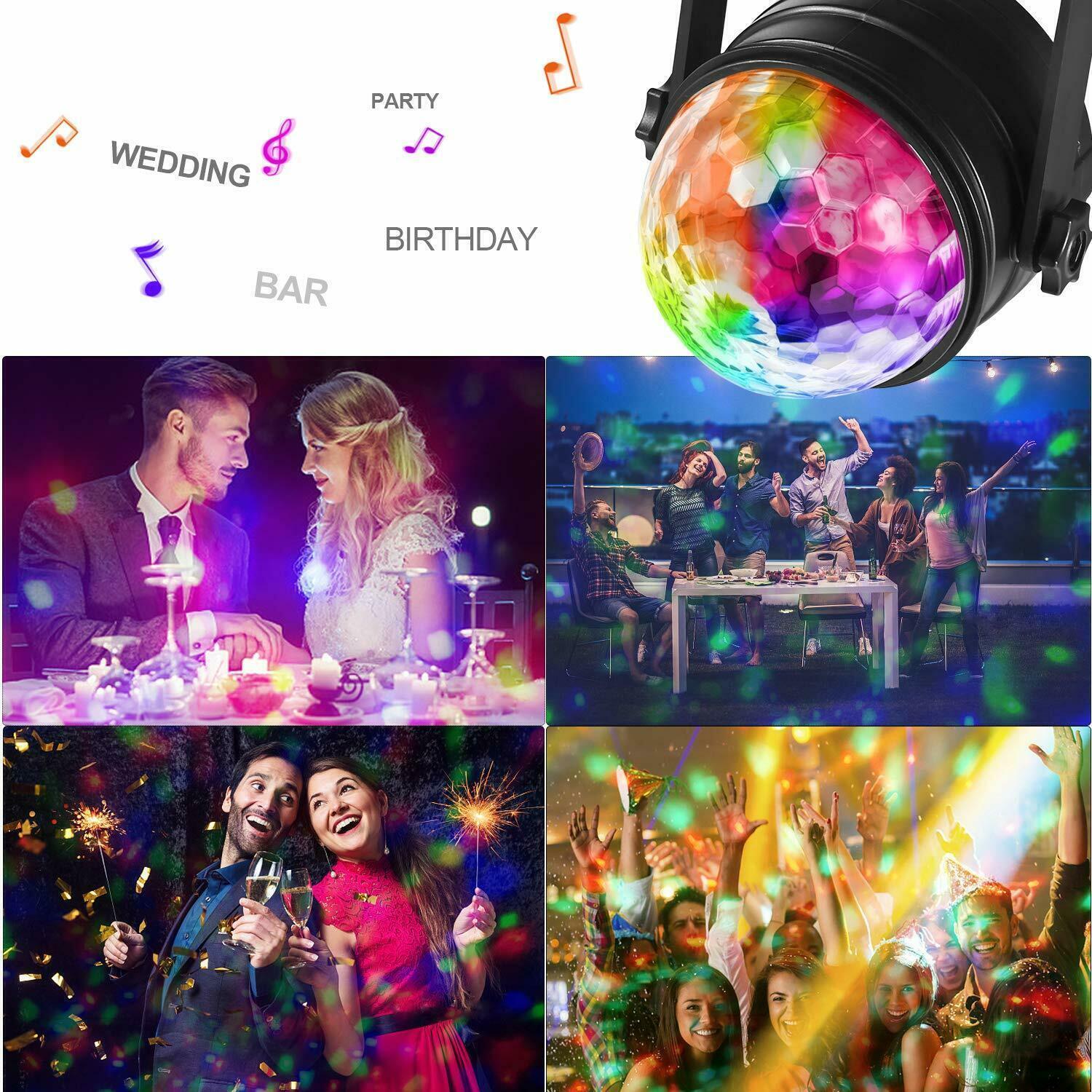 RGB Party Disco DJ Stage Lights (2-Pack)