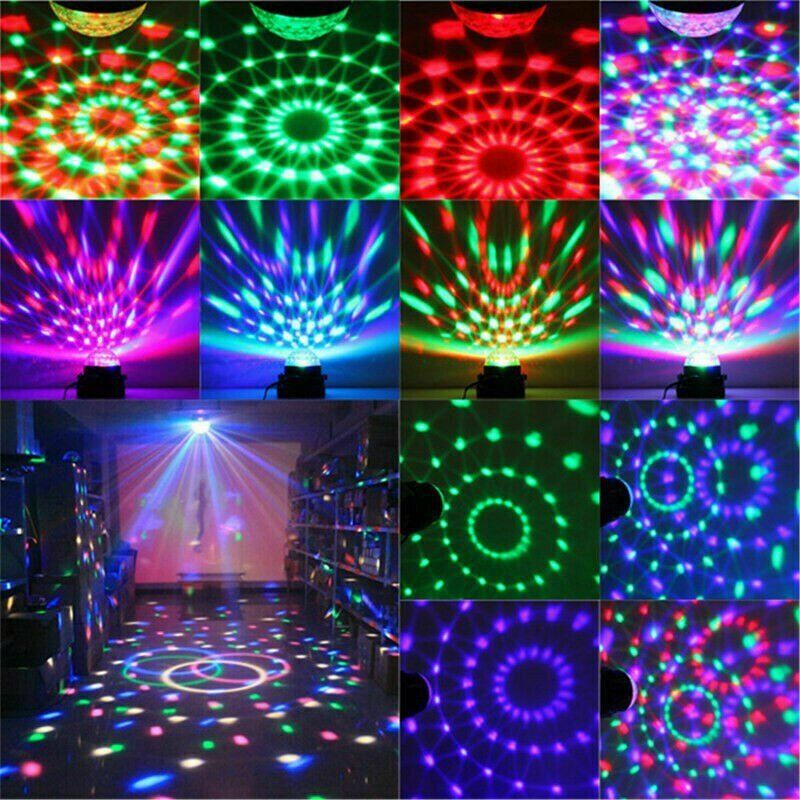 RGB LED Rotating Disco Ball for DJ Club