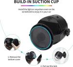 2-Pack Sound-activated DJ Party Lights with Remote Control