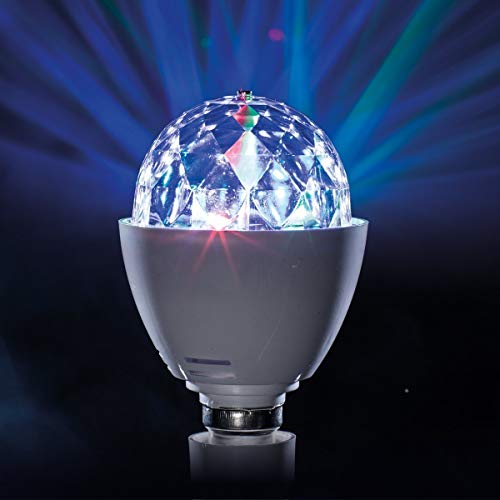Rotating Multi-Coloured Disco Ball LED Light B22