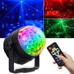 Sound-Activated Disco Ball Party Light - RGB Strobe