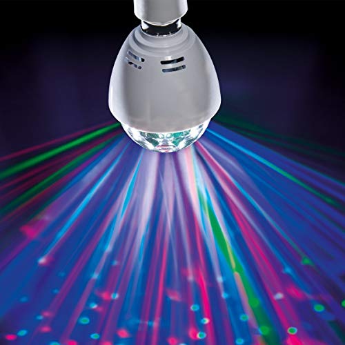Rotating Multi-Coloured Disco Ball LED Light B22