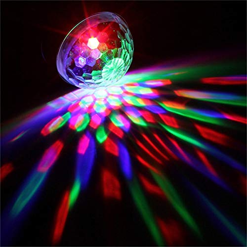 Rotating Multi-Coloured Disco Ball LED Light B22