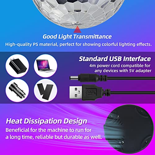 LED Disco Ball Party Stage Lights Sound Activated