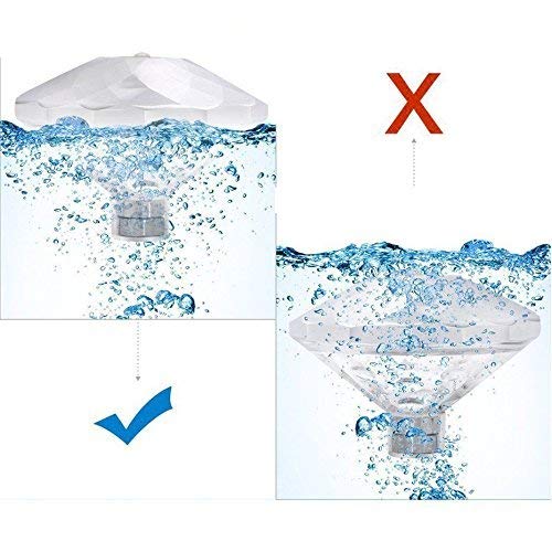 Battery-Operated LED Pool Lights with 7 Modes