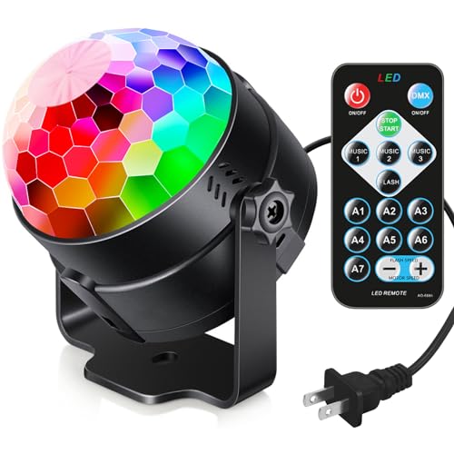 Remote-Controlled Sound Activated Party Lights