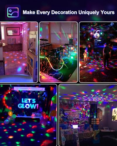 Remote-Controlled Sound Activated Party Lights