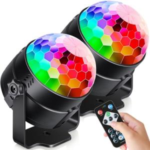 Sound-Activated Disco Lights for Dancers & Musicians