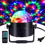 COIDEA Sound Activated Disco Ball Light with Remote Control