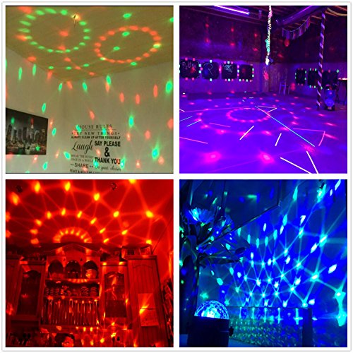 COIDEA Sound Activated Disco Ball Light with Remote Control