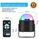 COIDEA Sound Activated Disco Ball Light with Remote Control