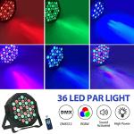 36 LED DMX512 Stage Lights with Remote Control