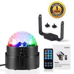 COIDEA Sound Activated Disco Ball Light with Remote Control