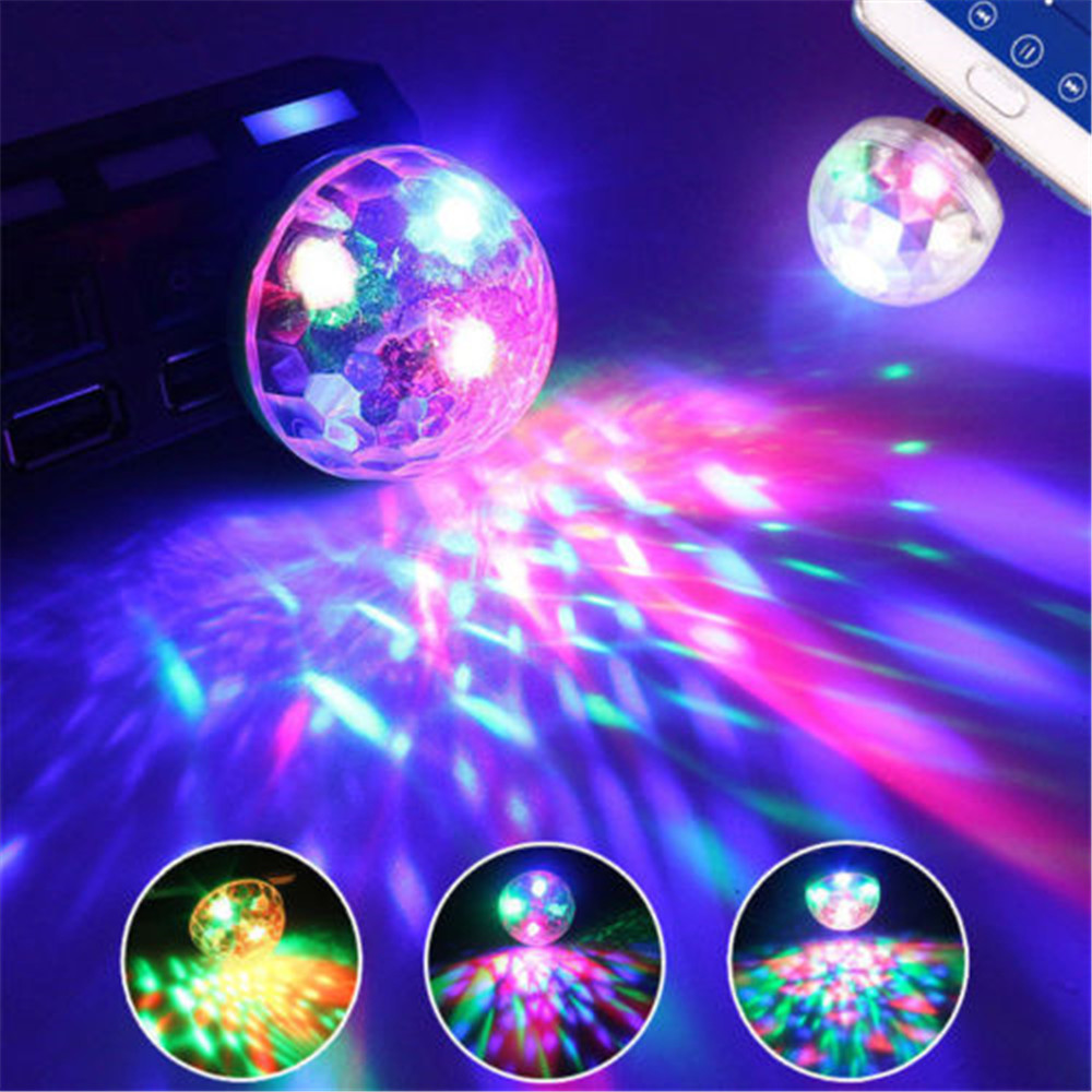USB Sound-Controlled DJ Disco Ball Light