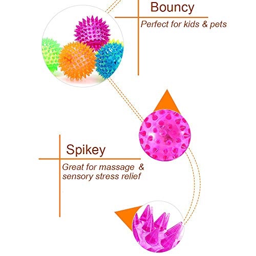 LED Spiky Disco Balls for Stress Relief & Sensory Stimulation