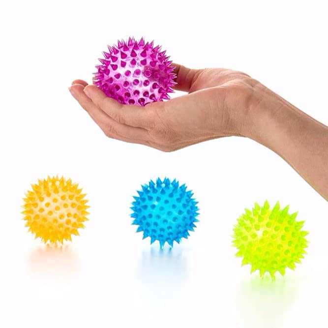 LED Spiky Disco Balls for Stress Relief & Sensory Stimulation
